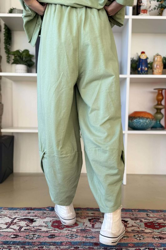 Lagen Shelby Sweatshirt Barrel Pant Matcha /2
